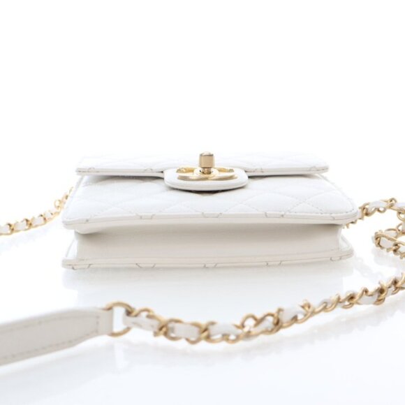 Chanel Small Lamb Chic Pearl Flap Bag - Picture 2 of 11
